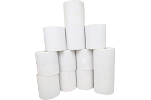 IDEALSEAL Bright White Compatible Replacement Roslls for PB 745-0 Shipping Labels Compatible Replacement for J644 and J645 Printers 12 Roll