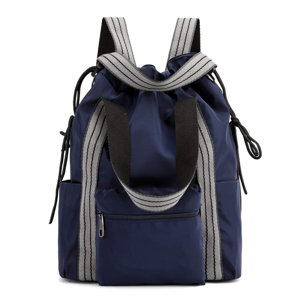 ZMDB 3 in 1 Nylon Backpack for Men/Women, Waterproof Shoulder Bag Handbag Daypack with Adjustable Strap, Lightweight Rucksack for Travel Hiking Climbing Camping