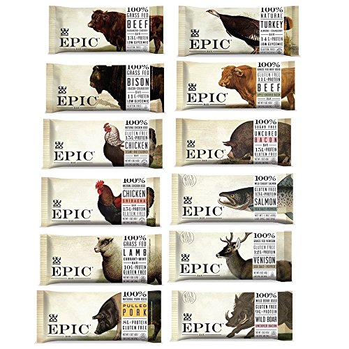 Epic Epic Bars Variety Pack, 12 Flavors (12 Pack) Pricepulse
