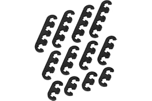 RATCHROLL 12pcs 7mm 8mm 8.5mm 8.8mm Car Engine Spark Plug Separators Ignition Wire Separators Holder Black Replacement Car Pa
