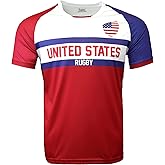 Nations of Rugby Supporters Men & Women's Jersey Shirts in Sizes Small to 3XL