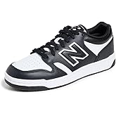 New Balance Unisex-Adult BB480 V1 Sneaker, White/Black, 8.5