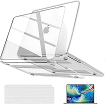 GVTECH Case for MacBook Air 15 inch, Crystal Clear Case 2026 2025