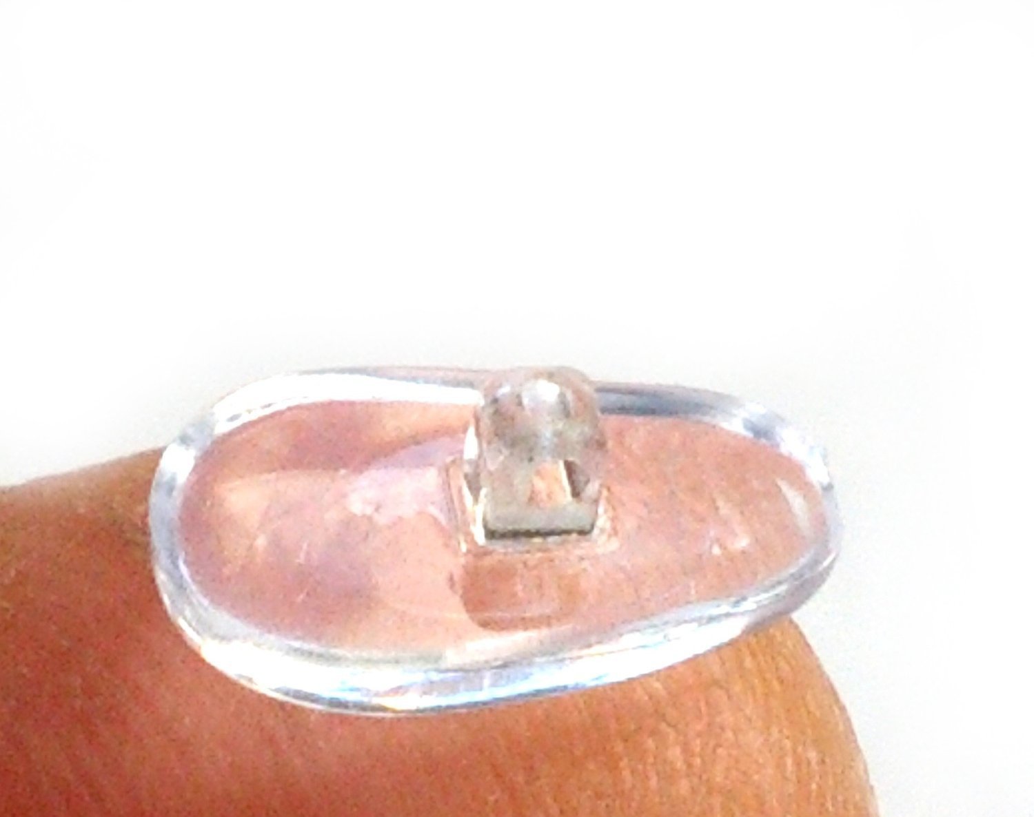 Premium Grade A Tear Drop Shaped Screw Fit Silicone Nose Pads 11 mm/0.45'' | 3 Pairs | Nose Pads for Glasses, Spectacles, Eyeglasses, Sunglasses, Reading Glasses by Sports World Vision