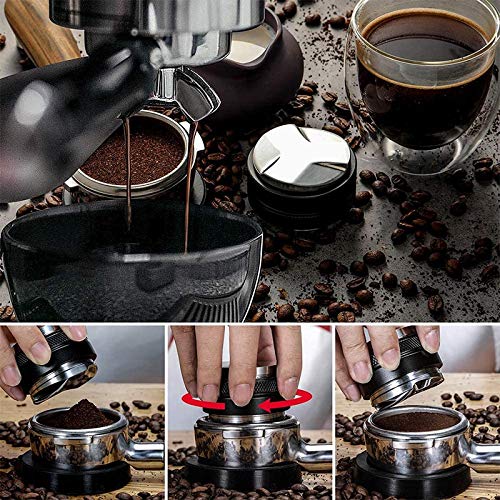 DaysAgo 53 mm Doppelkopf-Kaffeetuner für 54 mm Siebträger mit einstellbarer Tiefe, professioneller manueller… – Bild 5