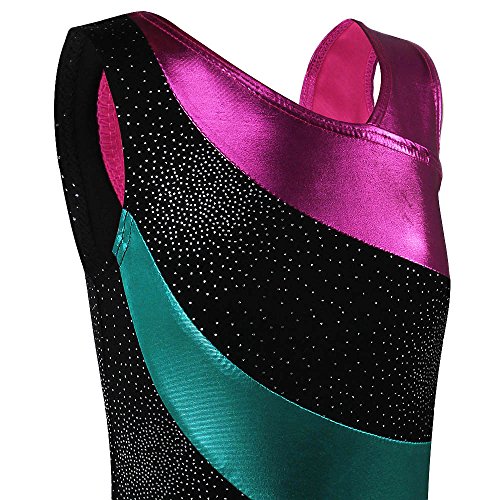 TFJH Onepiece Sparkle Dancing Gymnastics Athletic Clothes for Little