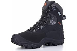 Manfen Men's Thermator Mid-Rise Waterproof Hiking Boots Trekking Outdoor Boots