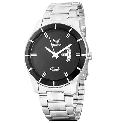 Montreux Analog Black Dial Day & Date Mens Watch - MTXC1608