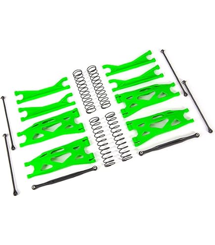 Amazon.com: Traxxas 7897G Green Anodized Toe Links, 7075-T6 Alum