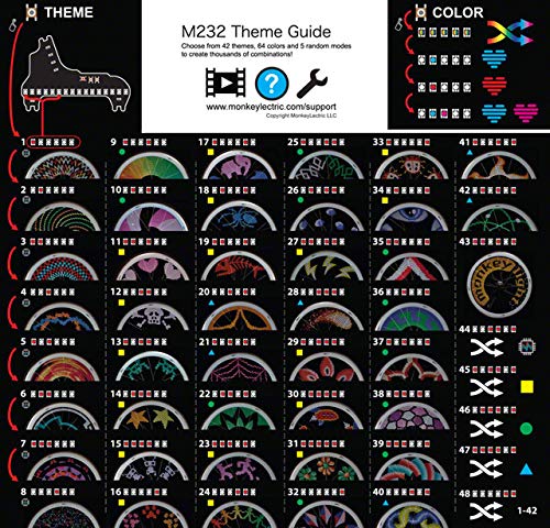 Monkey Light M232R - 200 Lumen USB Rechargeable Battery Full Color Bike Wheel Tire Spoke Light Accessory 32 LED Waterproof Ultra-Durable