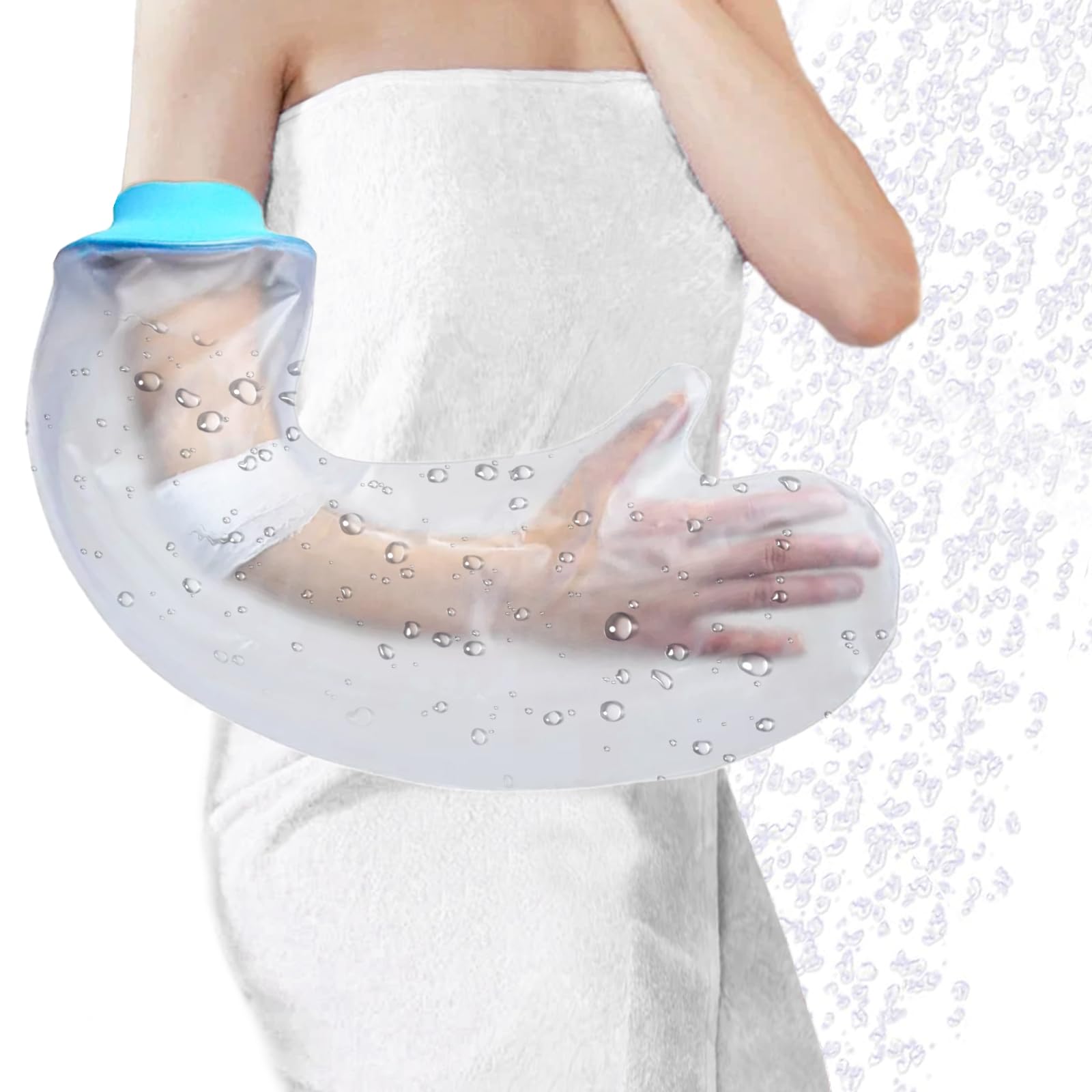 benlidoner Waterproof Cast Cover Arm Adult Plaster Cast Waterproof Cover Arm Soft Cast Cover For Shower Reusable Cast and Bandage Protector Watertight Protection for Broken Arm Hand Finger Wrist Elbow