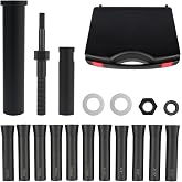 Dexepe 18pcs 95400 in-Line Dowel Pin Puller Master Set Includes Both SAE and Metric Collets Dowel Pin Puller Tool Avoid Hand Injuries and Save time