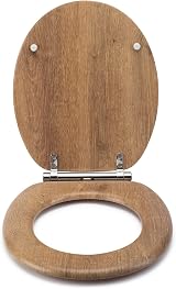 Croydex Ontario Flexi-Fix Soft Close Wooden Toilet Seat with Adjustable Hinges view 7