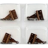 Puppen Haus 4 Bronze Hintern Scharniere Miniatur Diy Befestigungen Fittings Hardware Puppen Haus 4 Bronze Hintern Scharniere Miniatur Diy Befestigungen Fittings Hardware