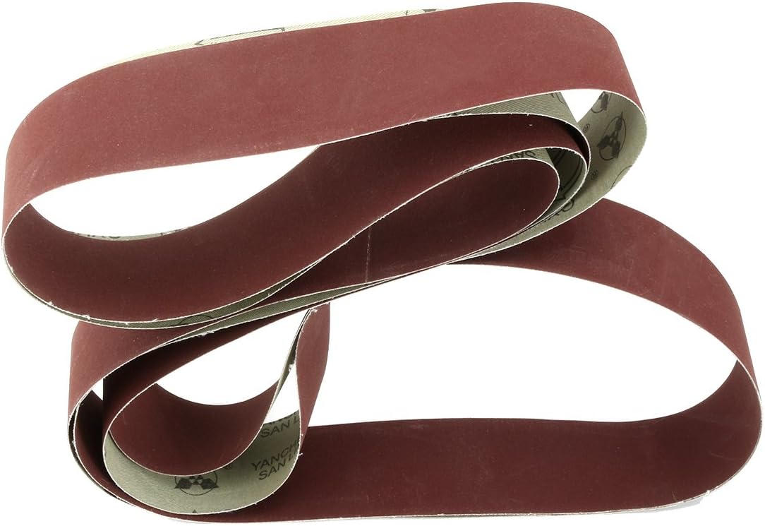 Sourcingmap 2-Inch x 72-Inch Aluminum Oxide Sanding Belt 400 Grits Sandpaper Flush Joint for Belt Sander 2pcs - Image 4