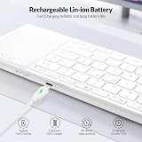 Rii Wireless Keyboard with Trackpad BT 5.0 & 2.4G Dual Mode White view 6