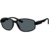 BFOCO Polarized Sunglasses With Metalless & Screwless Spring Hinges for Men - Sports Sunnies (Glossy Black)