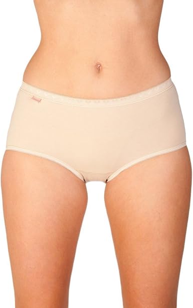 Camille Pack de 3 Braguitas Midi - Algodón - Tallas 38/48 46: Amazon.es: Ropa y accesorios