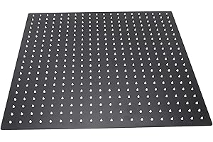 Fafeicy 20 Inch Rainfall Shower Head Square Showerhead High Pressure Stainless Steel with 360 Adjustable Swivel Ball for Univ