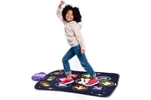 JOYBERRI Dance Mat - with 8 Levels & Songs, 3 Speeds and 2 Modes - Light Up Electronic Kids Dance Mat for Kids Ages 4-8, 8-12, Toddlers 3-5 - Dancing Toy Gift for Girls and Boys