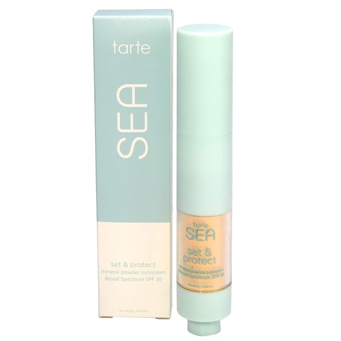 tarte sea set & protect mineral sunscreen powder broad spectrum spf 30