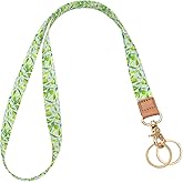 Knagsfa Lanyards for ID Badges, Cute Lanyard for Keys with Metal Hook Long Neck Keychain Strap for Women