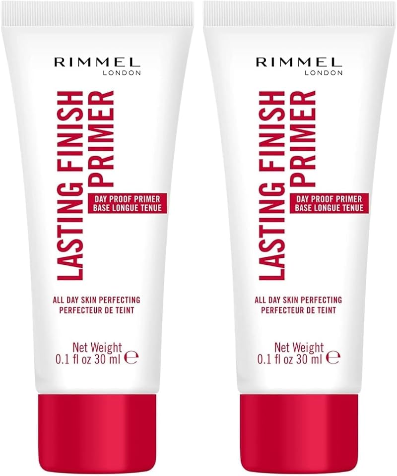 Rimmel London Lasting Finish Pore Minimizing Primer Clear Matte 30 ml Pack of 2