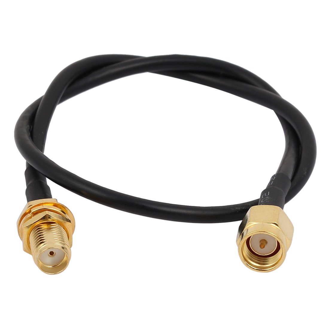 Sourcingmap RG174 Coaxial Antenna Extension Cable SMA Female to Male Connector 30cm Long