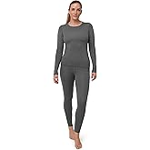 DANISH ENDURANCE Merino Wool Base Layer Set Women, Top and Bottom Set, Thermal Underwear for Womens, Tights, Long Sleeve