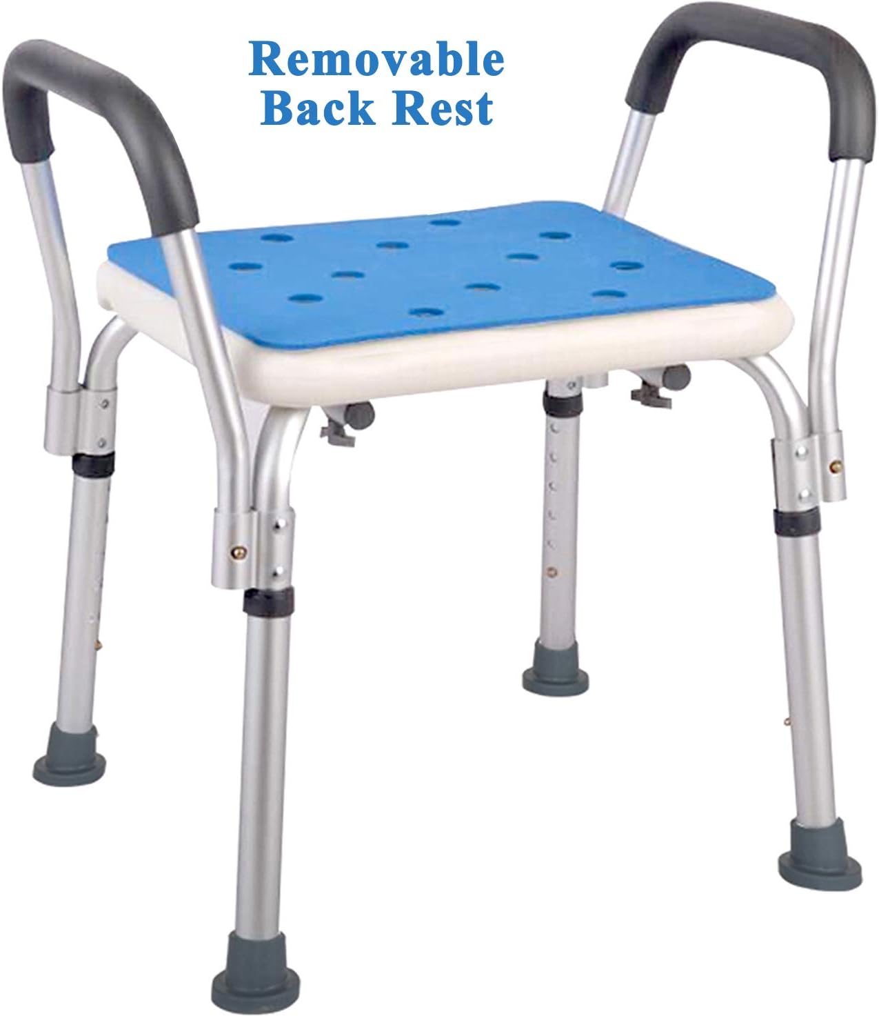 Medokare Shower Chair with Arms Shower Seat with Handles for Seniors