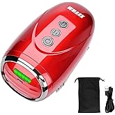 Gzbdz Cordless Handheld/Barber Massager Massager, Charge Neck/Legs/Hand/Face Massager, 2 Massage Nodes 2600AMH (Red)