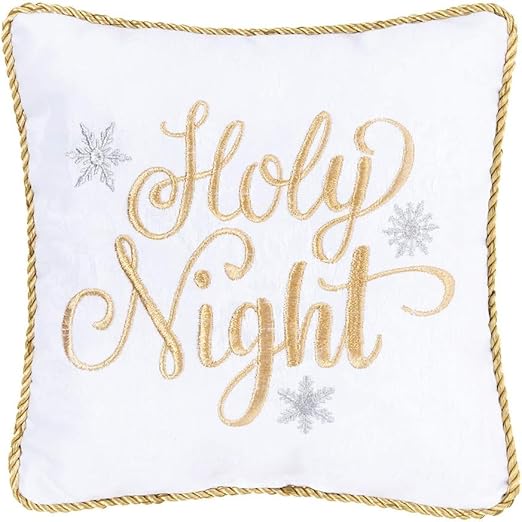 Amazon Com C F Home Holy Night Silver And Gold 24 X 11 Inch