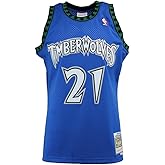 Adult Kevin Garnett Minnesota Timberwolves 2003 Blue Mitchell & Ness Throwback Swingman Jersey - Men's