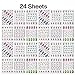 Kicko Nail Decals - 24 Sheets, 30 Decals Per Sheet - Nail Art Stickers Assortment of Colors and Designs - Party Favors, Summer, Prize