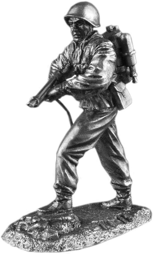 unpainted 54mm metal toy soldiers