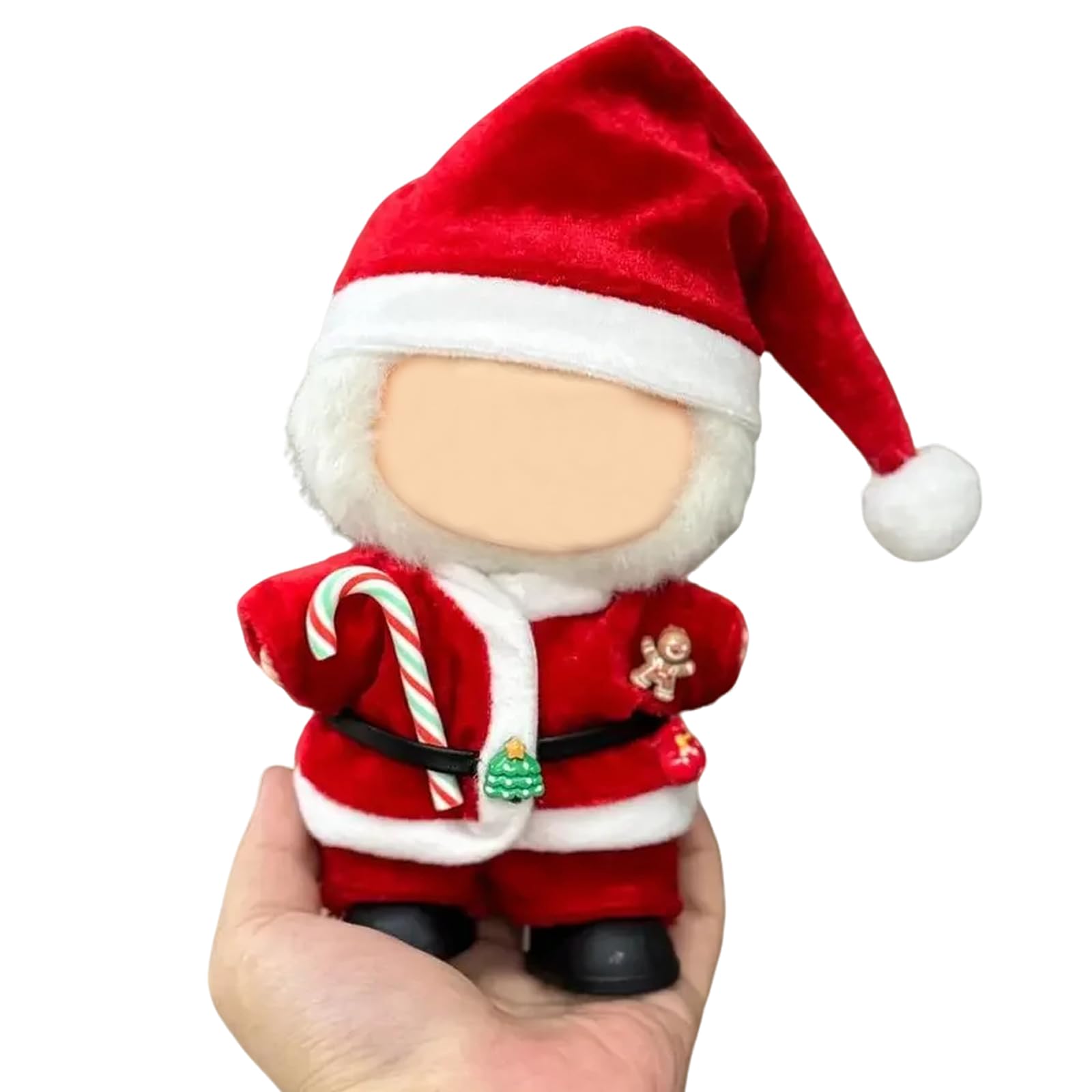 Photo 1 of 17cm Doll Christmas Clothes Compatable with Labubu(NO Doll), Cute Dolls Outfit Accessories, Small Kawaii Clothes Set for Dolls, Gift for Women and Girls(Style 3)