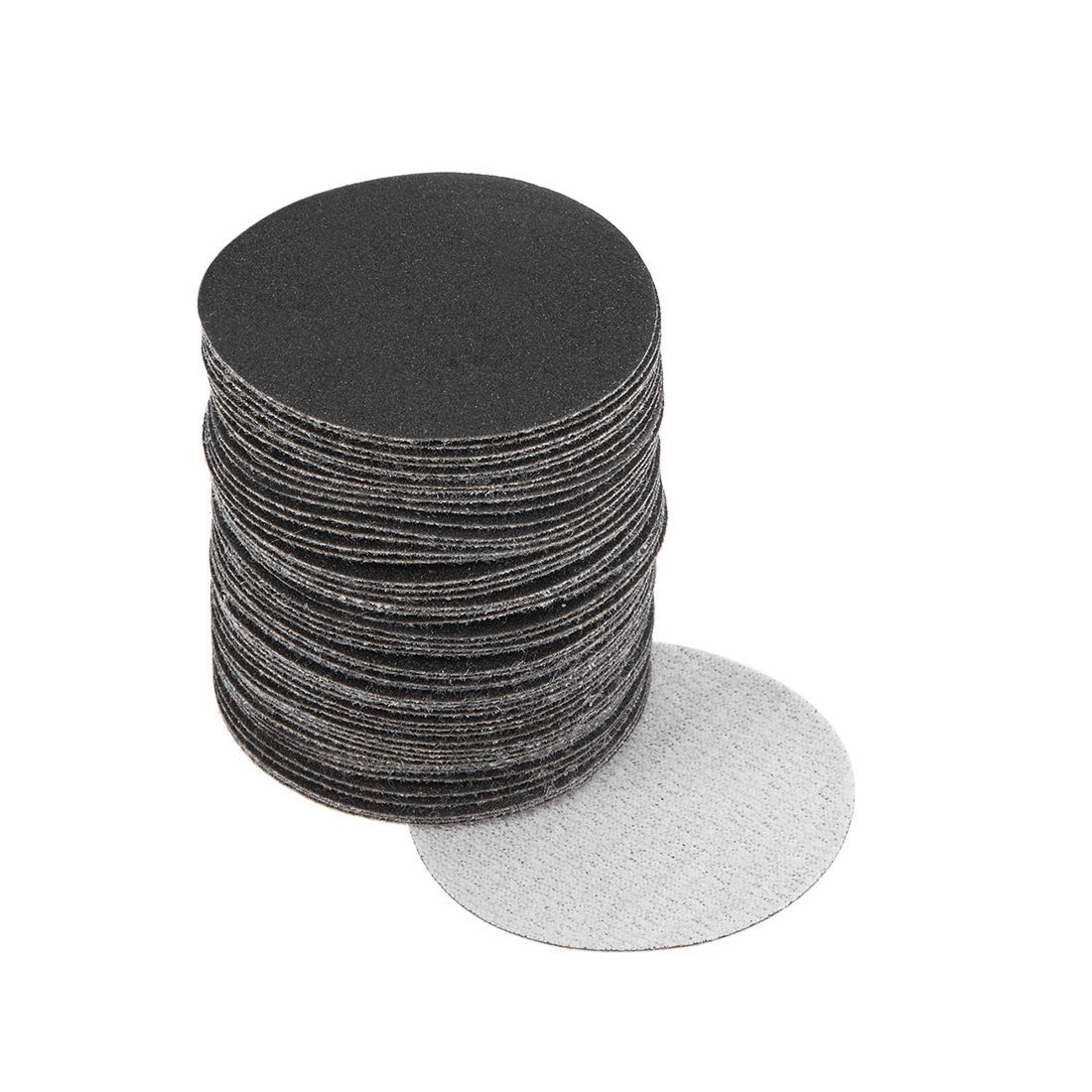 TA-VIGOR 50Pcs 50mm Wet and Dry Sanding Discs, 240 Grit 2 Inch Hook and Loop Sandpaper Electrostatic Sand Planting Silicon Carbide Sanding Discs