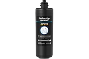 Waterdrop RF10 Replacement Filter Cartridge for 10UA/10UB Under Sink Water Filter, Reduces Lead, Chlorine, Bad Taste & Odor, 
