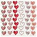 Gift Boutique 96 Valentines Day Party Favors for Kids includes 12 Valentine Glasses 12 Bracelets and 72 Heart Temporary Tattoos Bulk Toys for Teacher Prizes