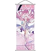 Rainteam Honkai: Star Rail Scroll Poster for Indoor D&eacute;cor(27.5 inch x 10 inch), Hanging Wall HD Printing Artistic Canvas Honkai: Star Rail Character Posters for Game lovers. (Cyrene)