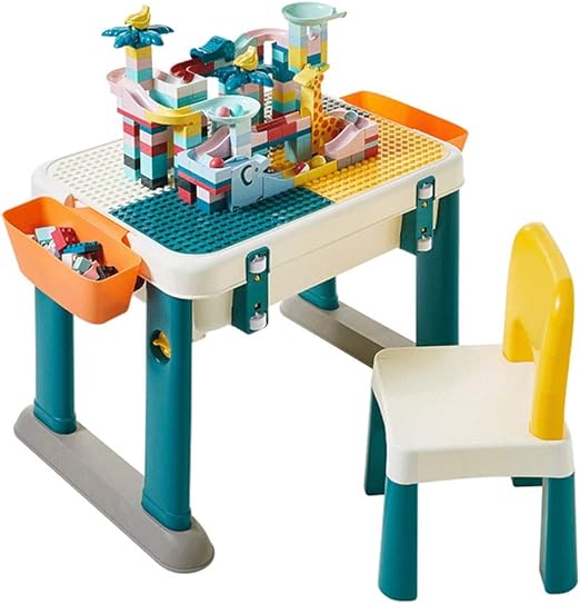 building bricks table