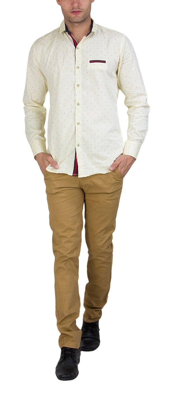 bloos jeans men's cotton trouser brown