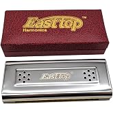 Selected Reeds 16Holes Double-sided Double-tone Harmonica, Advanced C-tone G-tone Polyphonic Harmonica for Beginners, Adults and Students with Box (16holes)