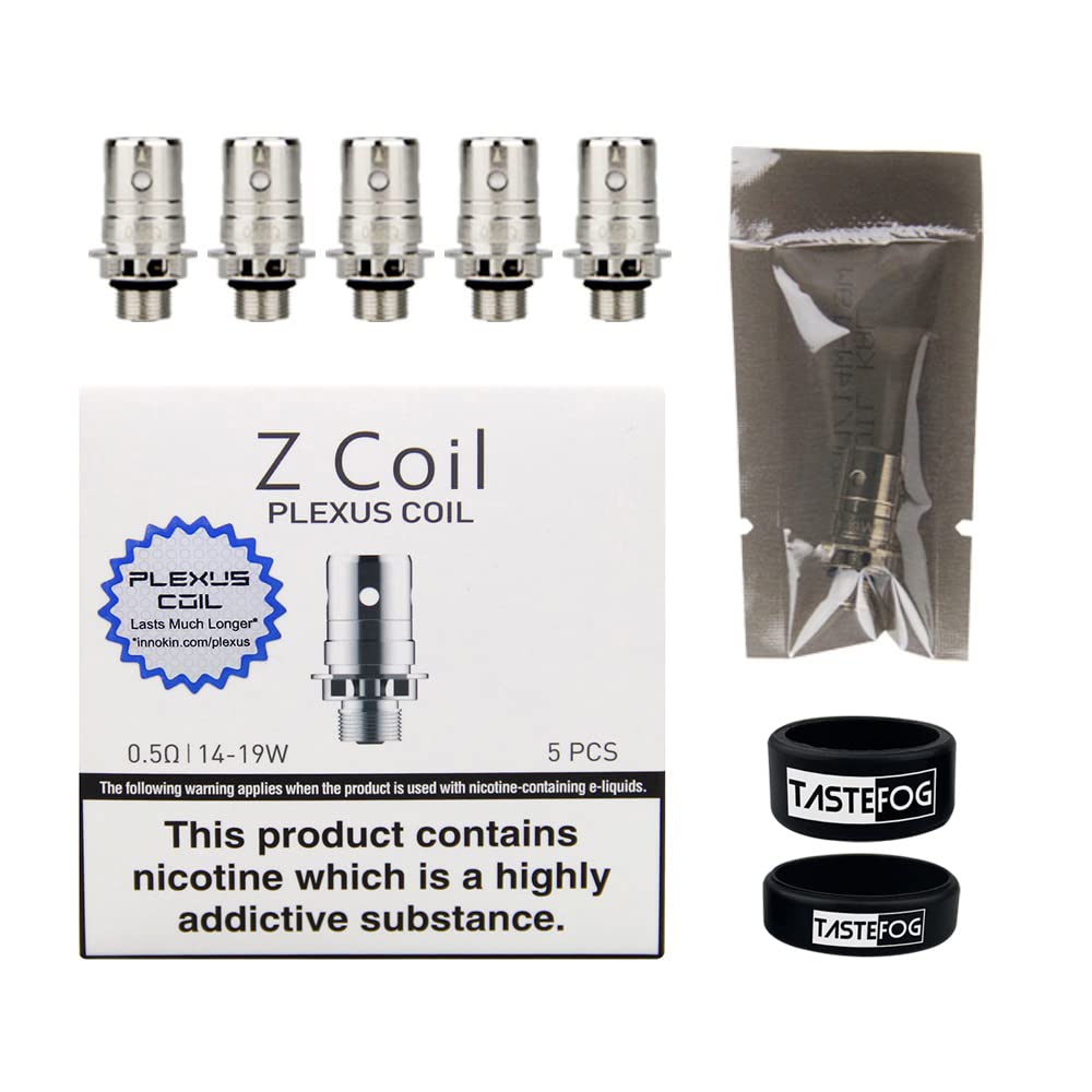 INNOKIN Z Coil Plexus Coil 0.5ohm 14-19W for Zenith Coils Zenith D22 Tank Innokin iTaste Kroma-A Zenith Kit Cool Fire Mini Zenith D22 Kit, Pack of 5