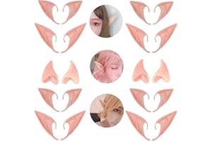 6 Pair Fairy Pixie Elf Ears for Halloween Christmas Cosplay by Kbraveo