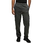 G-Style USA Men's Solid Fleece Heavyweight Cargo Pants