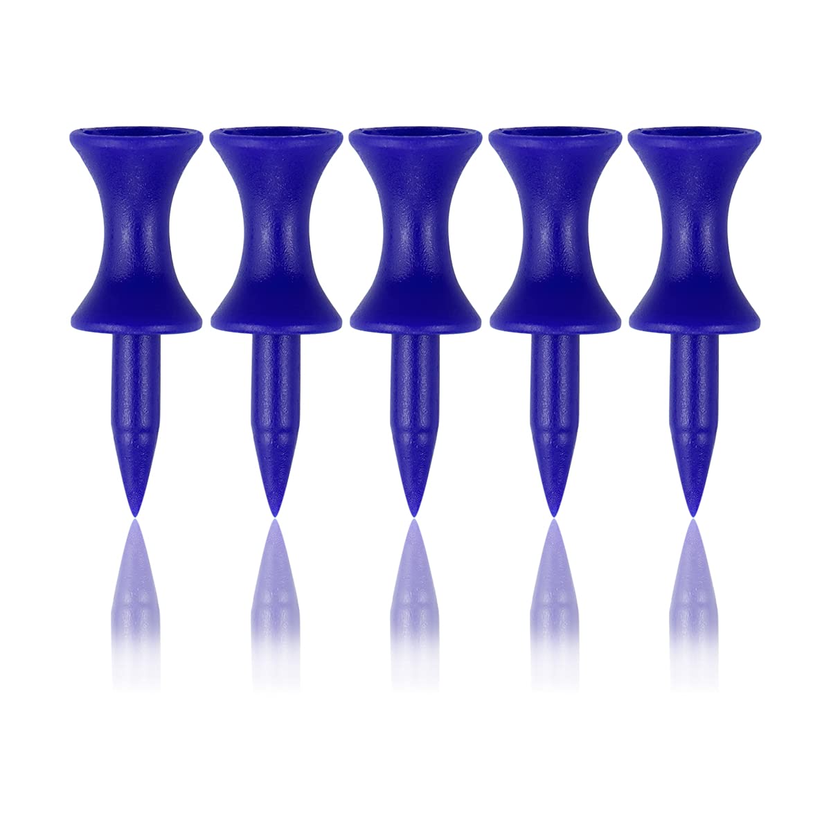 Zivisk Blue Castle Golf Tees Plastic 38MM 100 Count 1 1/2 inch