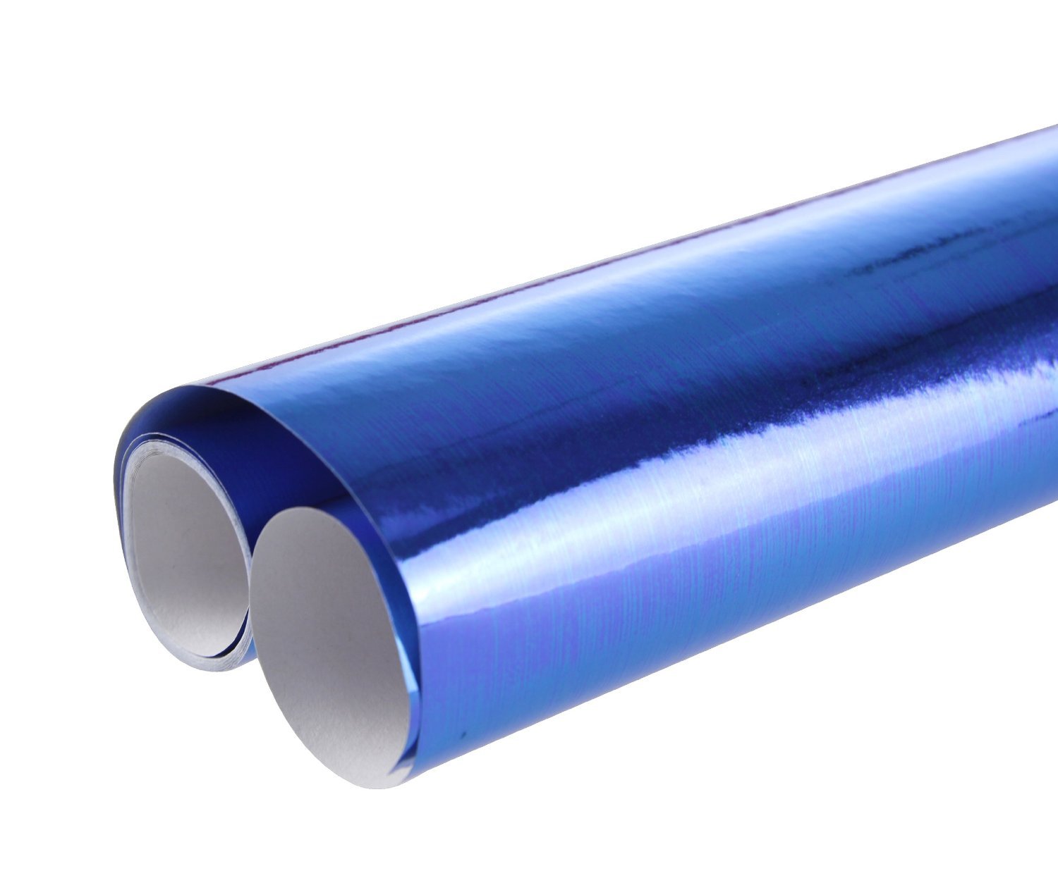 Clairefontaine 354113C - One Roll Of Metallic Paper - 1 Side - 2x0,70m - 80g - Colour : Blue - Gift Wrapping, Outdoor Packaging, DIY, Creative Leisure