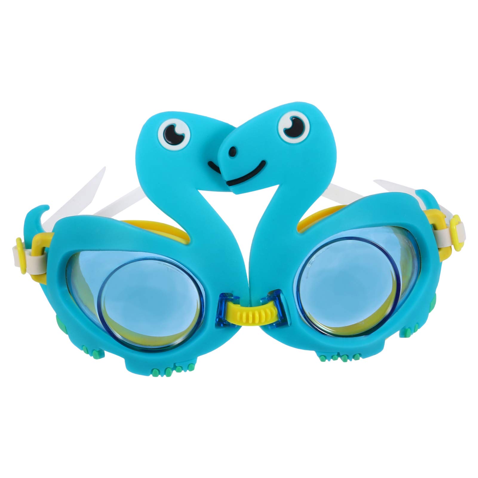 ABOOFAN 1pc Dinosaur Shape Swim Goggles for Boy Girl Uv Anti-fog Lightweight Leakproof Design Comfortable Fit for Young Swimmers Fun Swimming Supplies
