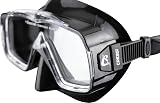 Cressi Sirena Island 2.0 Snorkel Set Wide View Mask Unisex Black view 3